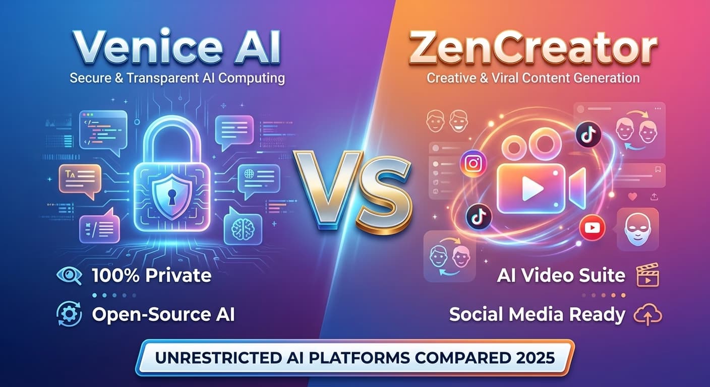 Venice AI vs ZenCreator source-page cover